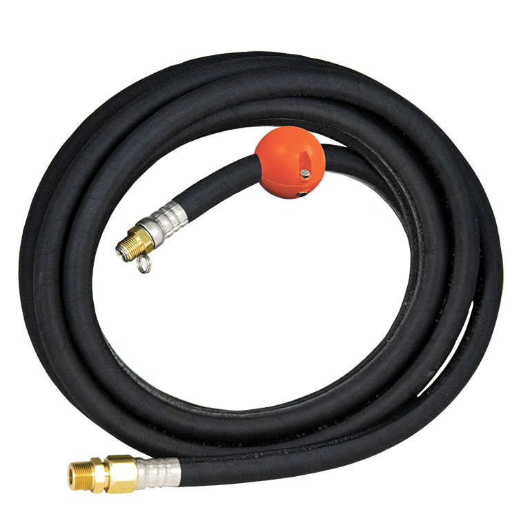 R-X Premium Hose Assembly with Bronze Swivel adapter and Ball Stop