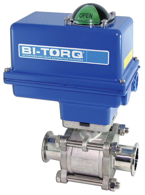 IS-3TC (Sanitary) Electric Actuator Ball Valves